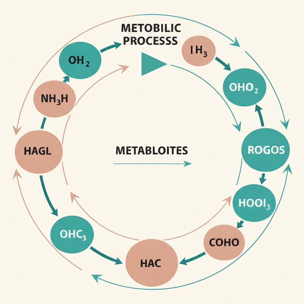 Metabolic processes illustration